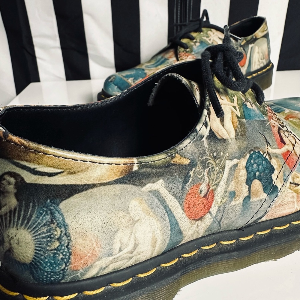 Dr. Martens RARE Hieronymus Bosch Garden of Earthly Delights Heaven Shoes - Picture 7 of 10